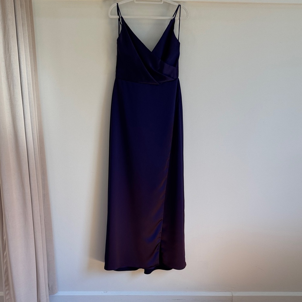 Amsale - Fluid Satin Bridesmaid Dress - 10